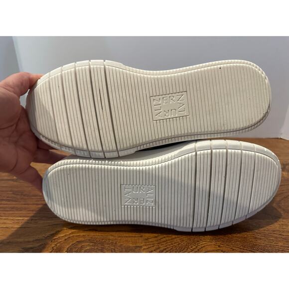 Naturalizer Women's Daphne Leather Platform Loafers - Silver Size 10 Casual Chic - Picture 7 of 11